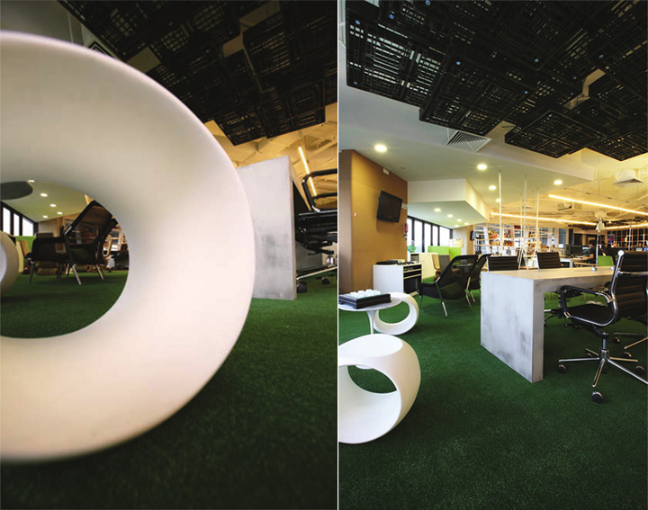 Studio@6ix - Ý tưởng thiết kế văn phòng từ vật liệu tái chế 3